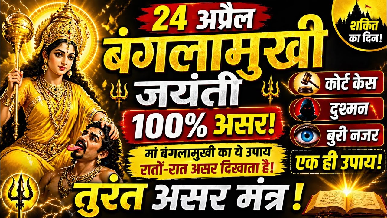 MAA BAGLAMUKHI JAYANTI 2026 |  BAGLAMUKHI MATA MANTRA | BAGL