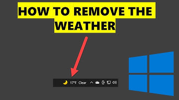 Windows 10 | Remove The Weather From the Task Bar