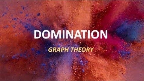 DOMINATING SET || DOMINATION NUMBER || GRAPH THEORY