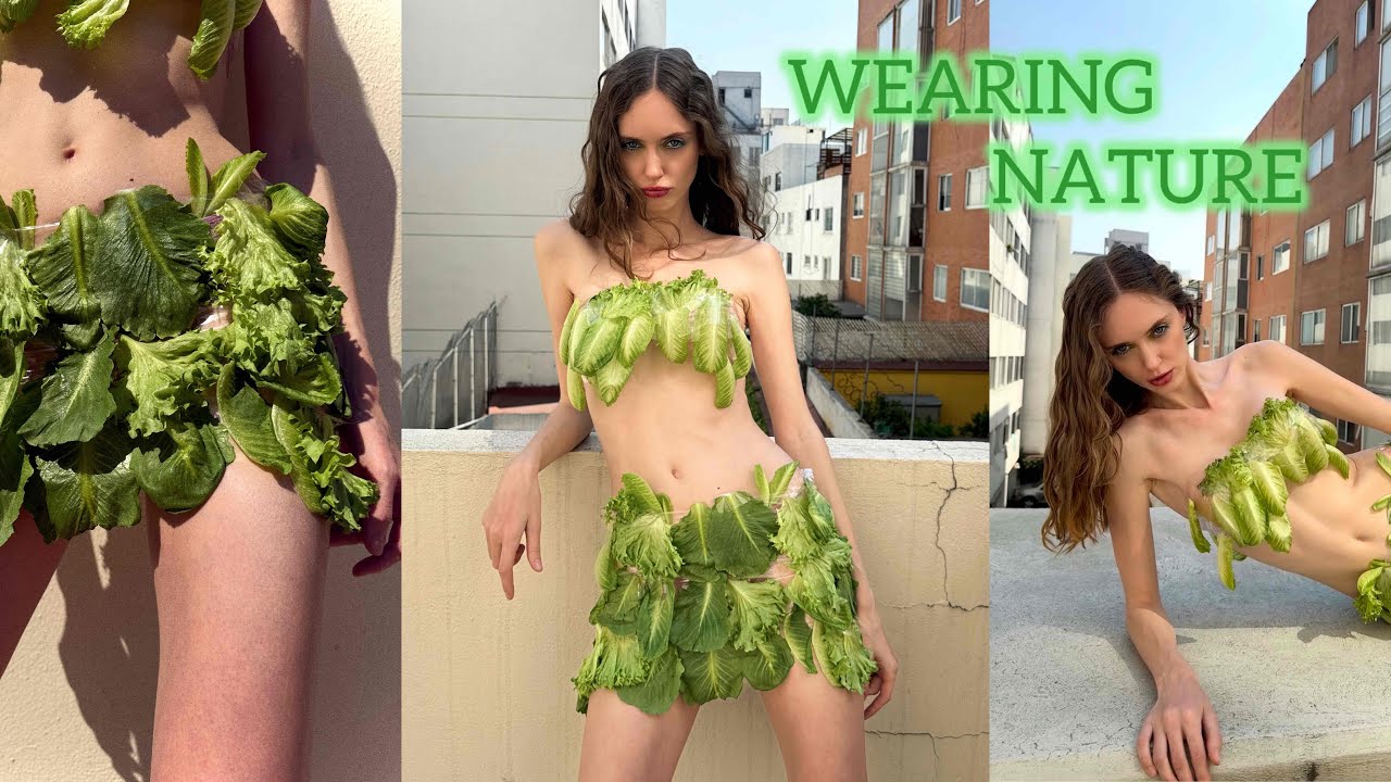 Природа в городе в одежде | Креативная фотография🥬