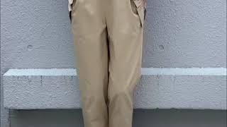 HE-H801231　フリルポケットテーパードパンツ