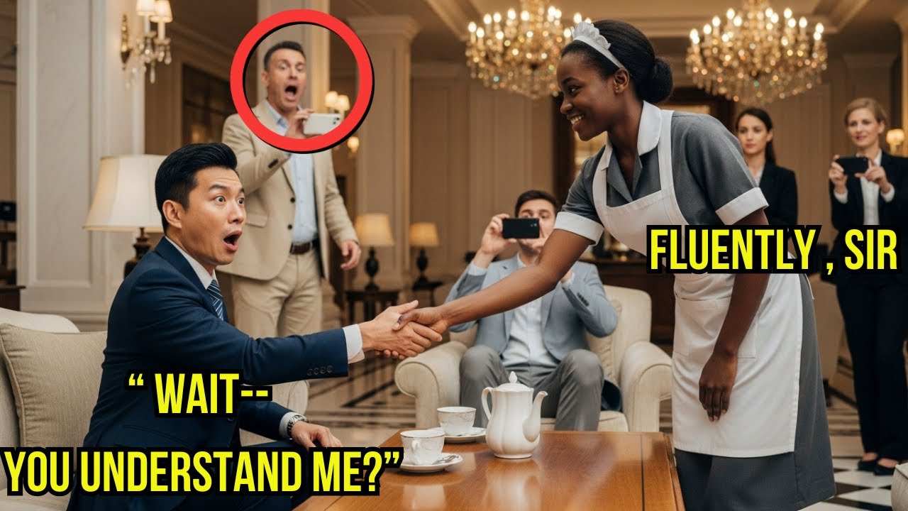 Billionaire Spoke Mandarin — Everyone Froze, Until the Black Maid Replied with a Harvard Accent