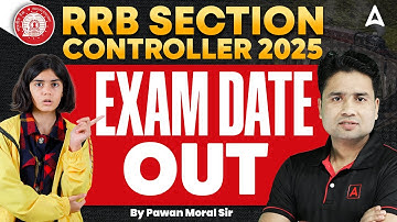 RRB Selection Controller 2025 Exam Date OUT | RRB Section Controller Recruitment 2025 | Pawan Sir