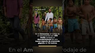 Descubren anaconda gigante en Amazonas