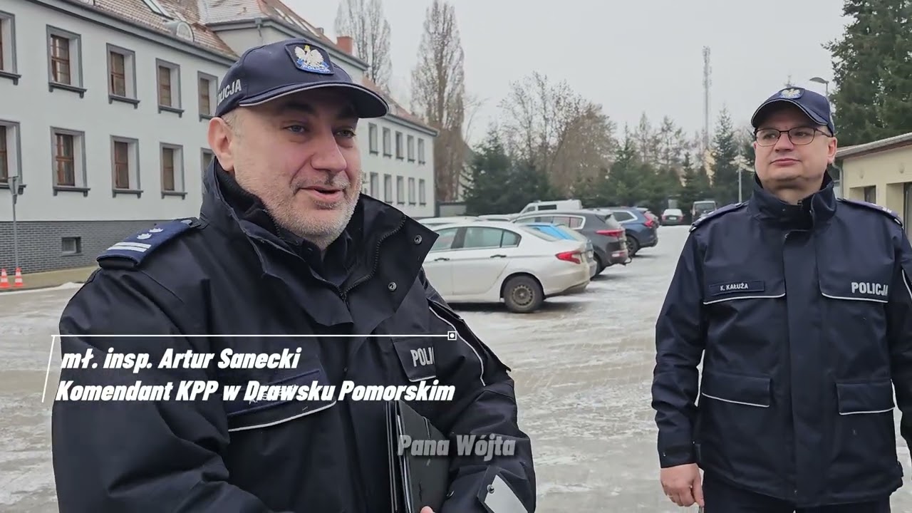 Przekazanie radiowozu dla KPP w Drawsku Pomorskim