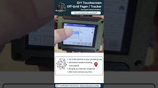 Build a Touchscreen Pager + Tracker for Encrypted Off-Grid Texting & GPS using LoRa & Mesh