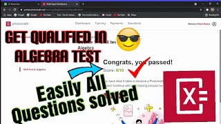 PhotoMath Algebra skill test | | Teach Online & Earn | Part time Jobs for Students | screenshot 1
