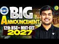 Big Announcement🚨 Class 12th HSC + MHT-CET 2027 Road Map 🚀 | Batch Launch & Strategy