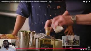 Gordon Ramsay Teaches Matthew McConaughey How to Make the Ultimate Steak & Eggs Reaction