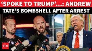 ‘7 WOMEN, 59 CHARGES, TRUMP LINK’: Exact Moment Andrew Tate, Tristan Were ARRESTED In Miami | WATCH