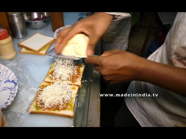 CHEESE MASALA TOAST SANDWICH MAKING | KOLHAPUR STREET FOOD street food