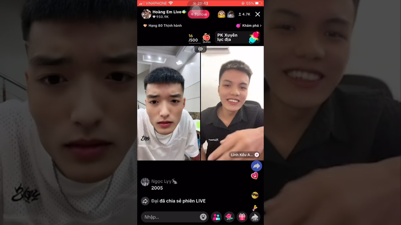 hoàng em và linh kiều căng rồi ae ơi