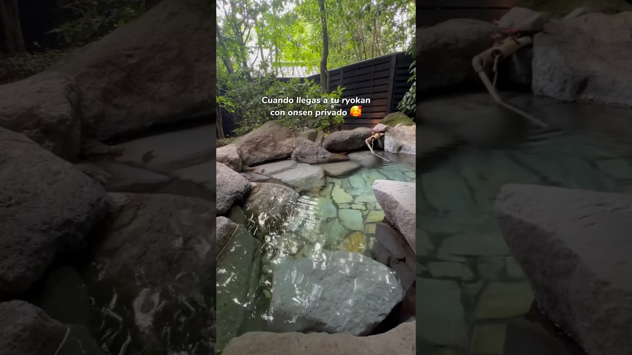 Ryokan con onsen privado 🇯🇵
