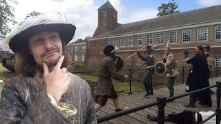 Getting stabbed to death at Castle Breda | heritage days 2016