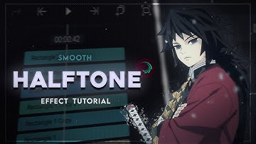 Smooth Halftone Dots Effect Tutorial In Alight Motion ! (+Preset)