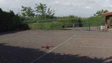 KK2 1.5 Acro - First flips and bad (idot) crash