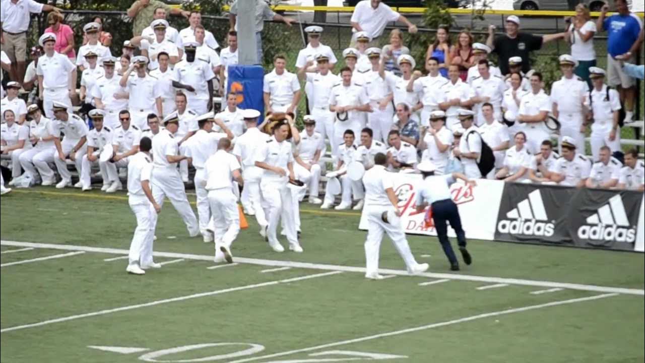 Coast Guard vs. Merchant Marine Pregame Scuffle YouTube