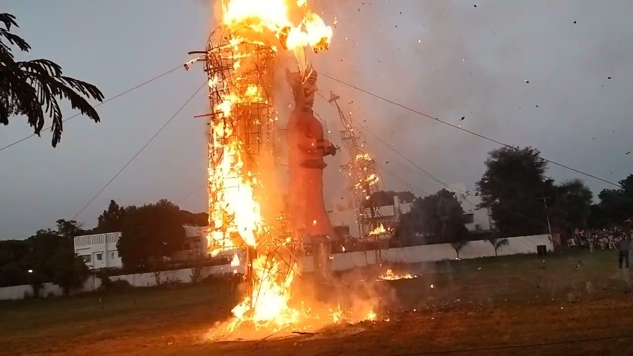 रावण दहन अद्भुत अविस्मरणीय ravan jala diya#ravandahan