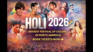 Holi 2026 🌈 Biggest Festival of Colors in North America | Book Tickets Now  | Sulekha Events