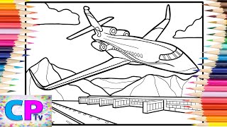 Aeroplane is Preparing to Land/The Plane Coloring Pages/Elektronomia - Nostalgia[NomiaTunes Release]
