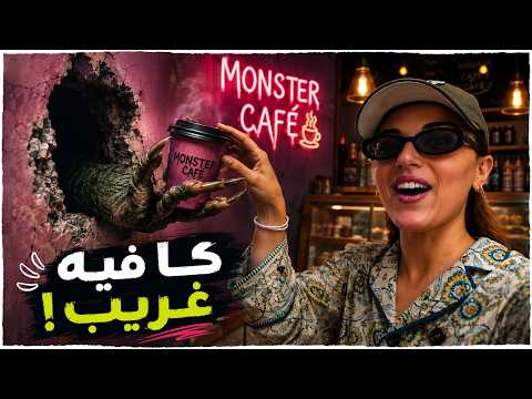 أغرب كافيه في ماليزيا.. ايد الوحش بتعطيك المشروب!