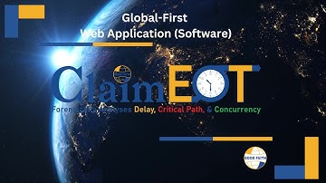 ClaimEOT (Web App)  - performs Forensic Delay Analysis