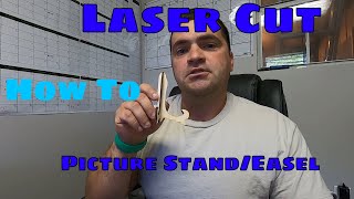 How To Make A Laser Cut Picture Stand or Easel | Cut On A GlowForge