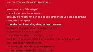Conan Gray - Memories (Lyrics | Lirik | Karaoke)
