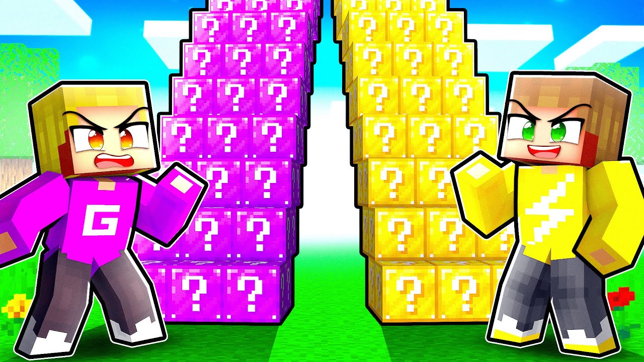 Luckyblock Trap Spelen In Minecraft! (Survival)