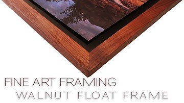 Building a Large Walnut float frame from start to finish