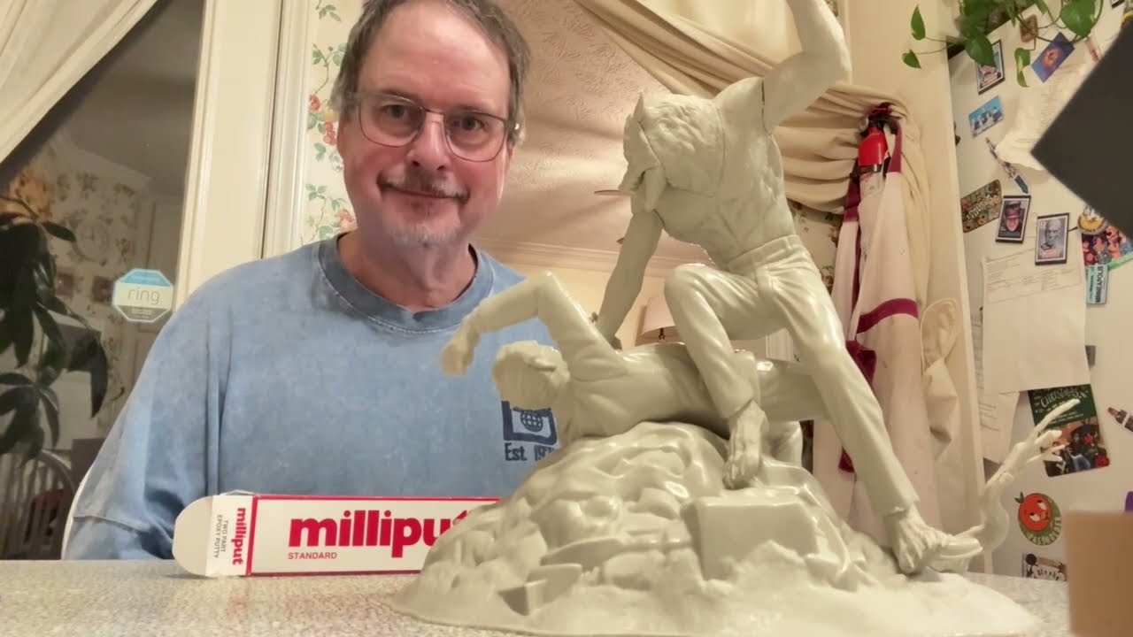 Быстрая сборка «Дракулы встречает Человека-волка» от Moebius Models 