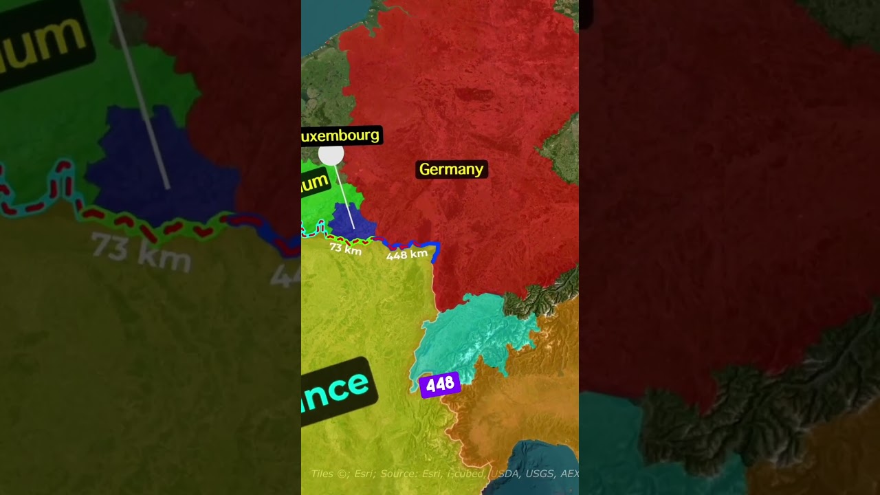 FRANCE'S Longest Border Is NOT What You Think 