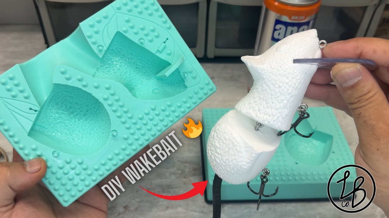 BUILDING the Nut Runner Wakebait – Full Walkthrough + Resin Mold Breakdown