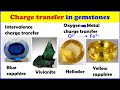 Charge transfer in gemstones