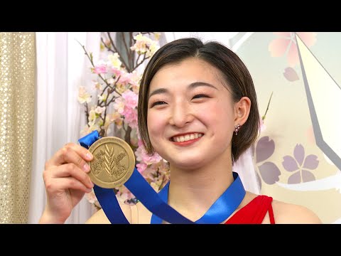 女子FS 坂本花織選手 演技後インタビュー【世界フィギュアスケート選手権2023】