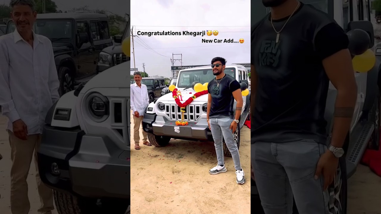 congratulations khegarji New car add.
