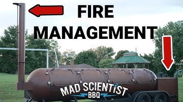 How to Use the Damper and Firebox Intake on an Offset Smoker | Mad Scientist BBQ