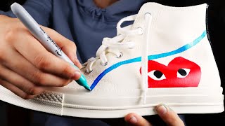 My First Custom Marker EXCLUSIVE SNEAKERS! (saTisfYinG)