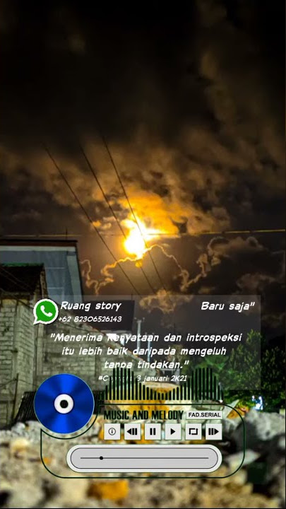 Story Wa Terima Kenyataan