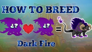 How To Breed Dark Fire Dragon || Dragon City