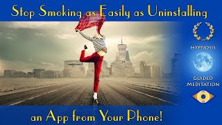 Stop Smoking as easily as uninstalling an app from your phone: addiction hypnosis guided meditation. screenshot 1