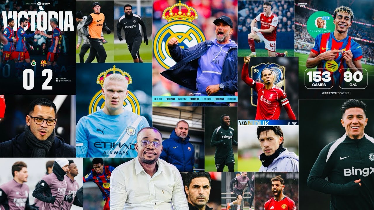 🔥KING EBEN FOREIGN NEWS BARĆA 2-0 VICTORY, LAMINE..CHELSEA GOOD NEWS ON..HAALAND & KLOPP TO MADRID 🔥