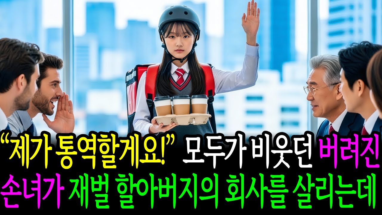 “할아버지, 제가 통역할게요!” 모두가 비웃던 버려진 손녀가 재벌 할아버지의 회사를 살렸습니다ㅣ노후사연ㅣ감동사연ㅣ사연라디오ㅣ오디오북