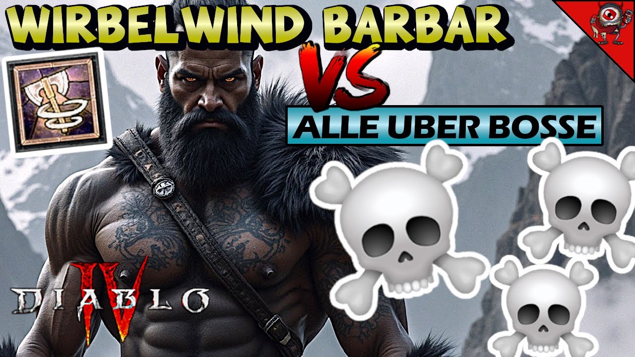 Der STÄRKSTE Wirbelwind Barbar gegen alle Uber Bosse - Build Vorstellung - Diablo 4 Season 11