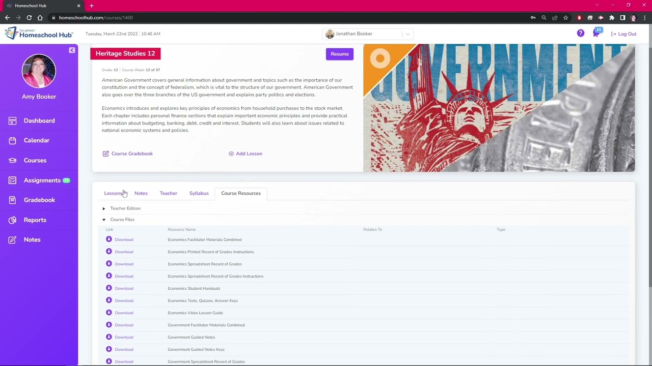 Course Resources BJU Press Homeschool Hub YouTube