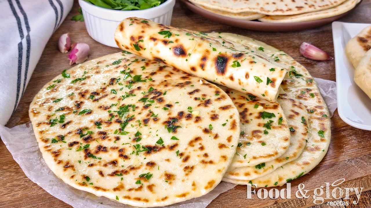 Pan Naan Rápido ¡El pan indio en Sartén Más Delicioso del Mundo!