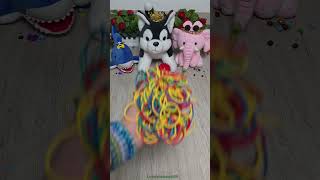 Satisfying reverse ASMR with massageballs and toys 🌈 #satisfying #relaxing #reverse #marblerun