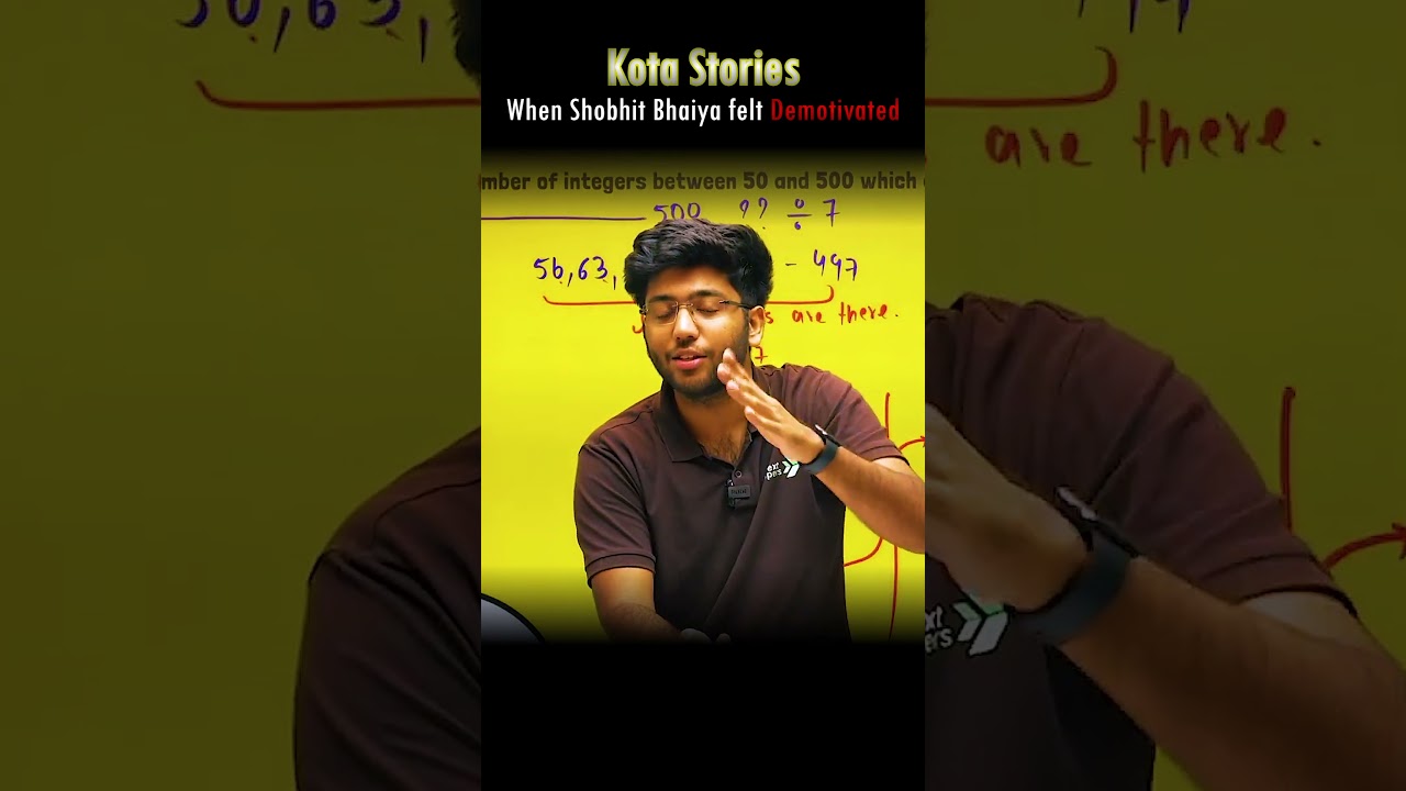 When Shobhit bhaiya Felt Demotivated 🤯|| Shobhit Nirwan #class10 #cbse #shorts #studymotivation