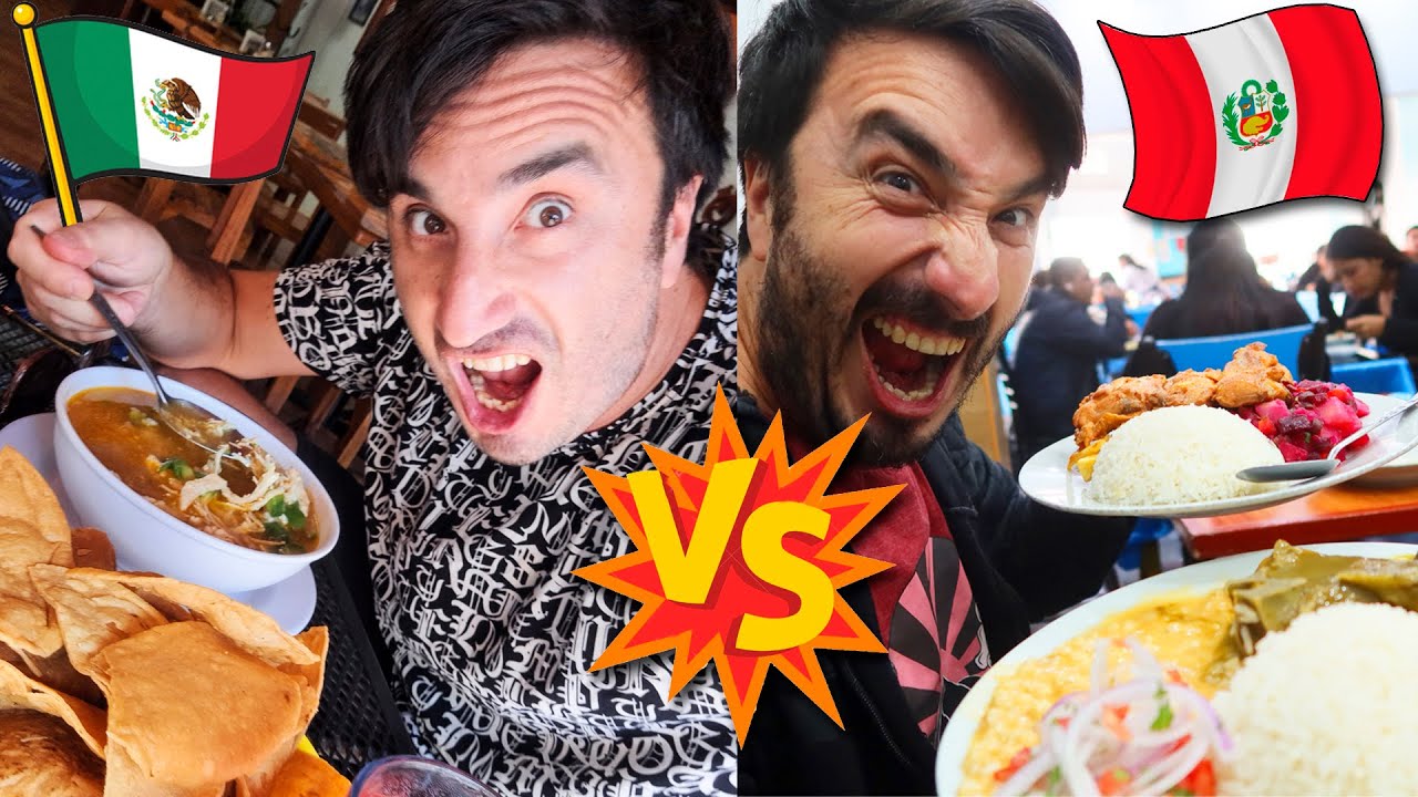 El MENU en PERU es mejor que la COMIDA MEXICANA😋corriente? COMPARACION🇵🇪🆚🇲🇽