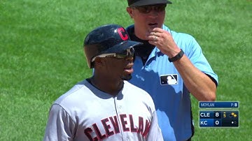 CLE@KC: Davis plates Ramirez with single to center